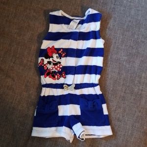 Disney Minnie Mouse Terry Cloth Romper